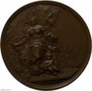 【德藏】德国1889年汉堡工业艺术博览会大铜章