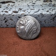 古希腊西西里岛叙拉古城王后菲莉丝提四德银币
