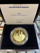 根西岛2005年二战胜利60周年5盎司金币