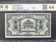 ★800元出 好品64分 直隶省银行 天津1元 习礼亭