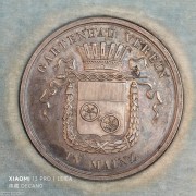 【德藏】1894年德国美因茨园艺博览会银章 原盒