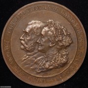 【德藏】德国1895年汉堡金婚纪念铜章