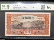 ★320元出 评级66分 中国银行1元 天津 马拉犁