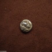 古希腊爱奥尼亚福基亚宁芙女神琥珀金币