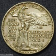 【全能菜鸟】德国1931年卡尔哥茨设计施坦因银章