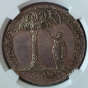 【德藏】瑞士1802年伯尔尼学院银质奖章 NGC MS64+