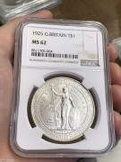 ★NGC 62分 卷拆曝光 稀少1925年 站洋银币