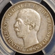 【德藏】德国1858年罗斯上格雷茨联合泰勒银币 PCGS MS62