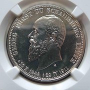 【全能菜鸟】德国1911年绍姆堡利普3马克PF64