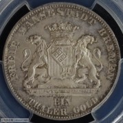 【德藏专卖】德国1865年不莱梅射击节泰勒 MS65