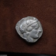 古希腊阿提卡地区雅典城猫头鹰银币