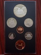 加拿大1989年精制币套装（含银币一枚）