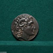 古希腊色雷斯拜占庭羊角亚历山大银币