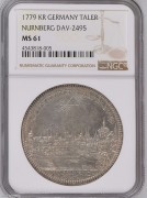 【德藏专卖】德国1779年纽伦堡景观大泰勒 MS61