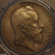 【德藏】德国1912年法兰克福射击节城市景观银章 PCGS SP63