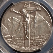 【德藏】德国1930年耶稣受难记巡演纪念银章 卡尔歌茨作品 PCGS SP62