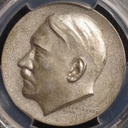 【德藏】德国1939年50大寿纪念银章 PCGS SP65