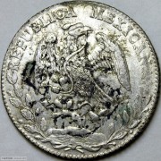 1886年墨西哥鹰洋 義+乙巳政記墨戳