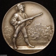 【德藏】德国1908年格拉射击节银章 稀少