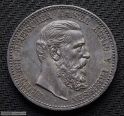 【全能菜鸟】德国1888年三皇年弗里德里希三世5马克MS62