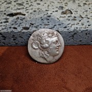 古希腊色雷斯地区萨索斯岛酒神四德银币