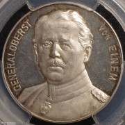 【德藏】德国1914年一战名将艾内姆将军银章 PCGS SP63