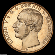 【德藏】德国1865年汉诺威橡树泰勒 PCGS MS63PL