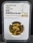 1996年熊猫纪念金币 1/2盎司  大字版