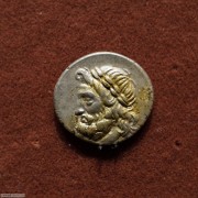 古希腊伯罗奔尼撒半岛宙斯与潘神银币