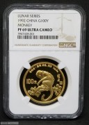 1992年壬申(猴)年金币 1盎司