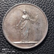 【德藏】北欧瑞典1863年园艺女神大银章