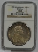【全能菜鸟】德国1802年萨克森泰勒 NGC MS63