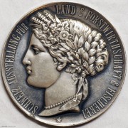 ★UNC 1895年瑞士伯尔尼农业女神大银章