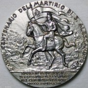 UNC 1998年法国骑士珐琅银章