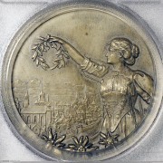 ★PCGS-SP63 1903年瑞士比尔射击节银章